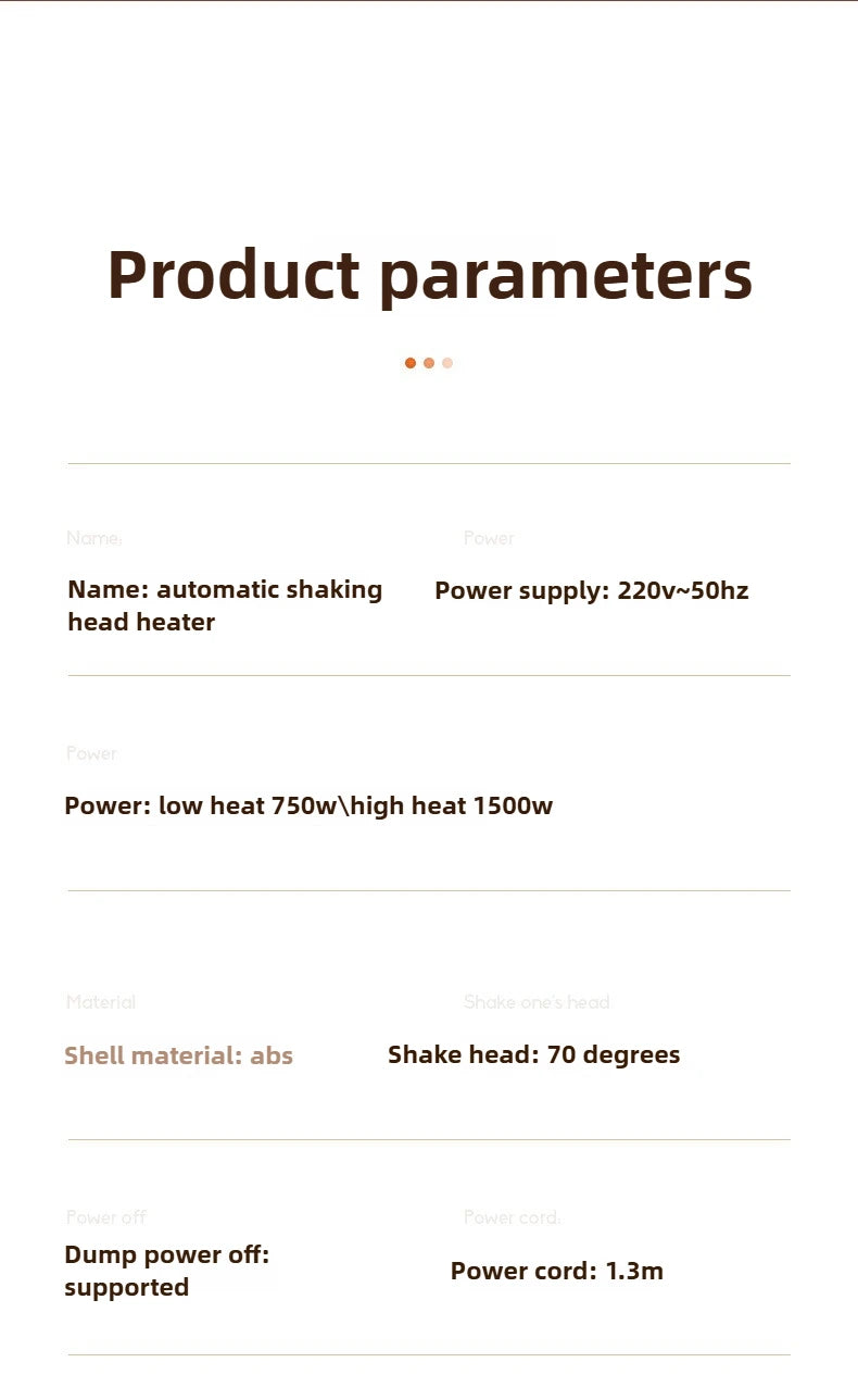 Electric Heater Portable Heating Fan Shaking Head Remote Control Heater For Office Desktop High Power Mini Heater Household